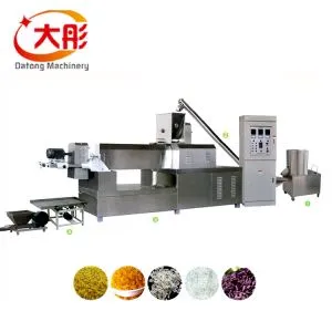 Extrudeuse de riz artificielle enrichie faisant la machine